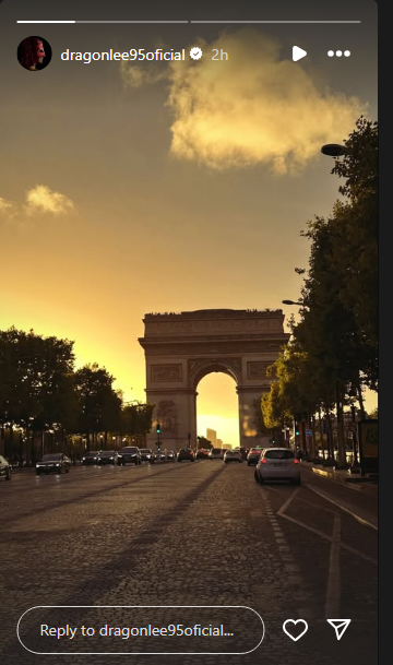 Dragon Lee posted this on IG he seems to be in the house for #wweraw Tomorrow!!