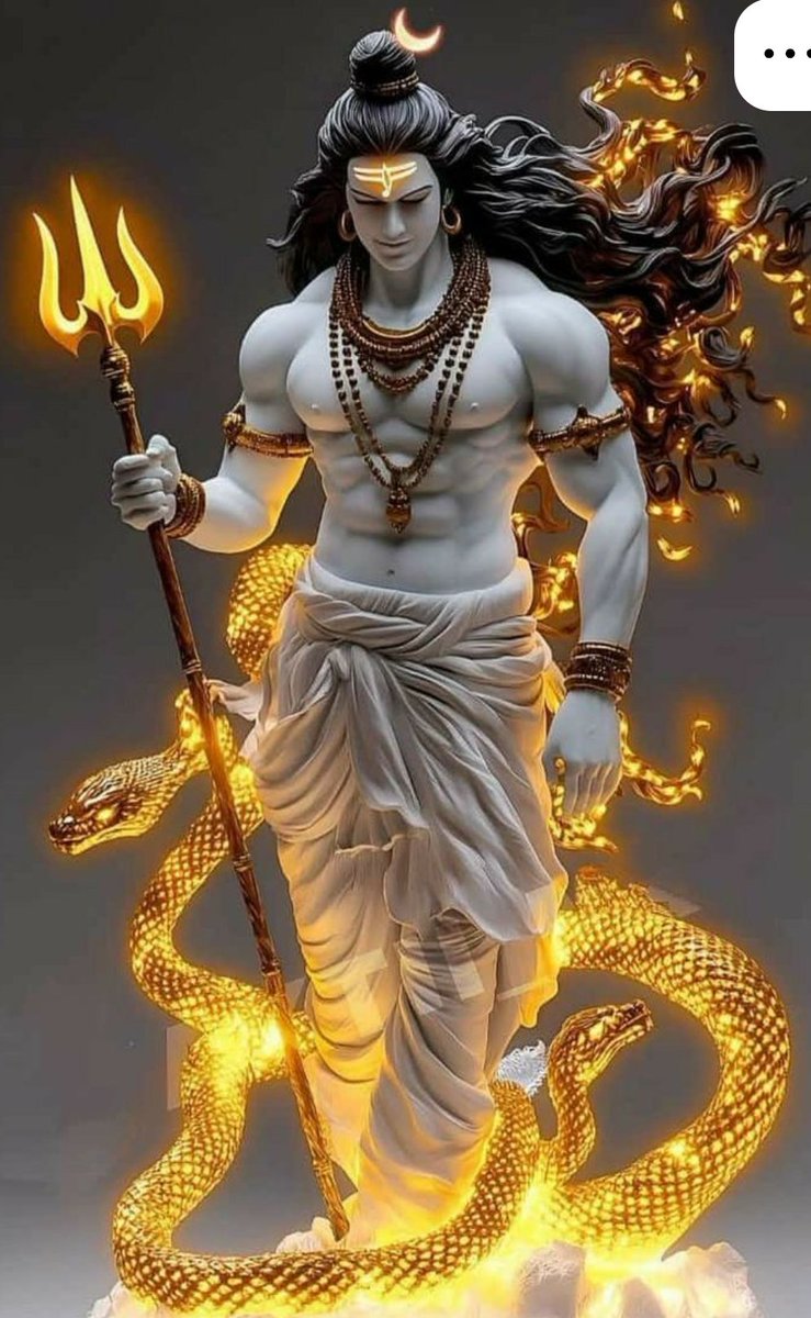 त्रिशूल: शिव का हथियार, जो तीन गुणों (सृष्टि, स्थिति, संहार) का प्रतीक है।
गंगा: उनकी जटाओं से बहती पवित्र नदी।
नाग राजा वासुकी: उनके गले में सुशोभित नाग।
अर्धचंद्र: उनके माथे पर लगा अर्धचंद्र।
तीसरी आँख: उनके माथे की तीसरी आँख जो खुलने पर किसी भी चीज़ को राख में बदल सकती है।🙏🚩