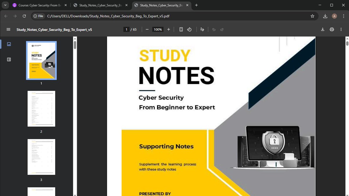 Atamzyofficial's tweet image. Hey Everyone ๐.
I would be Officially Starting My Cyber security Courses on the 1st of September 2025. I bought a 3mnth course earlier, and would kick of tomorrow. With the course materials ready, I would engage in a 3 months streak . Be part of my journey โค๏ธ
#letslearntogether