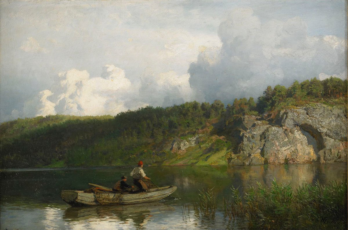 echoesofthearts's tweet image. The landscapes of Hans Gude (1825–1903) 

(Tab to load the first painting in 4K)