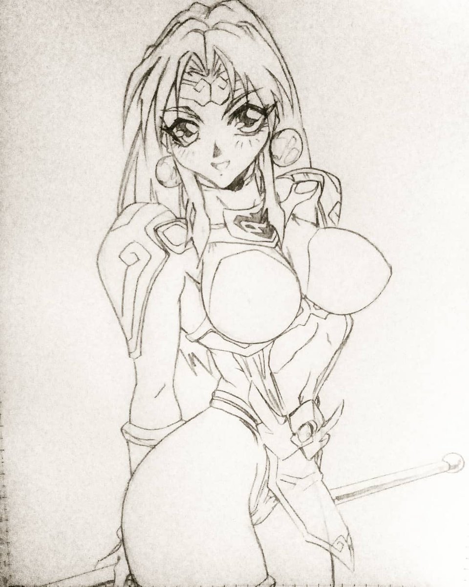 InfinityArk's tweet photo. Some more sexy Karin from #gowcaizer #conceptart https://t.co/ttb9viN0J1