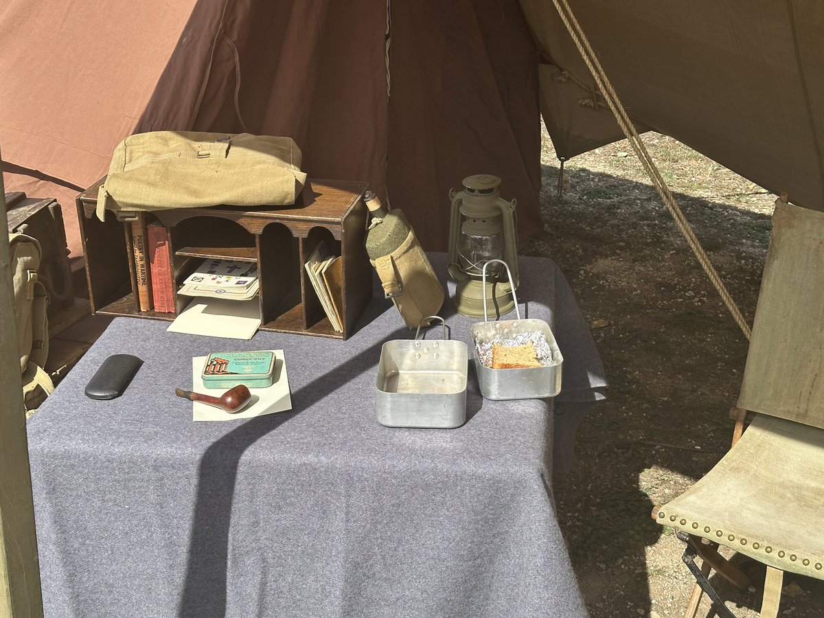 thewarchaplain's tweet photo. Photos from today at the March Armed Forces Fair. Nice to tell the story of the @ArmyChaplaincy in WW2 and hear from more recent veterans about their memories of chaplains during their service. https://t.co/x1fURfy2A4