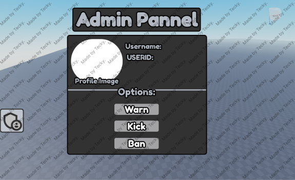 fortnitecharli's tweet image. I made a Simple Admin Pannel.

(DM for commisions)

#GUIdesign #adminpannel #robloxstudio