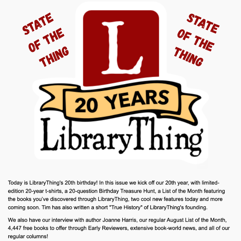 LibraryThing tweet media