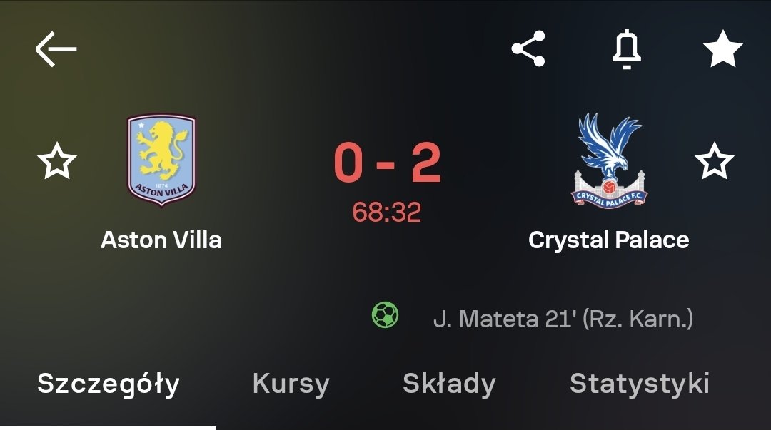 To crystal palace, to nie takie złe chyba