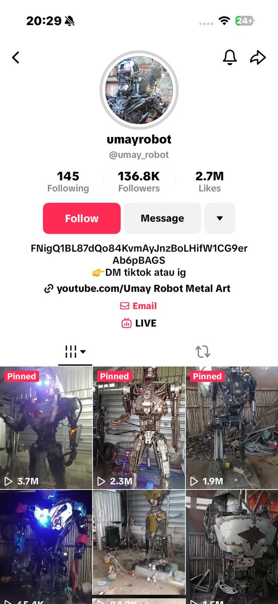 Onchain_hoe's tweet image. Hello finn this 22-year old boy has been tagging you for days now , you should look at this 😭😭❤️❤️❤️. this is fucking alpha ! this is literally IRL IRON MAN x TERMINATOR.
like this shot is sickkkkkkkkkkk. this is REAL TECH🤓!!!

ca: FNigQ1BL87dQo84KvmAyJnzBoLHifW1CG9erAb6pBAGS