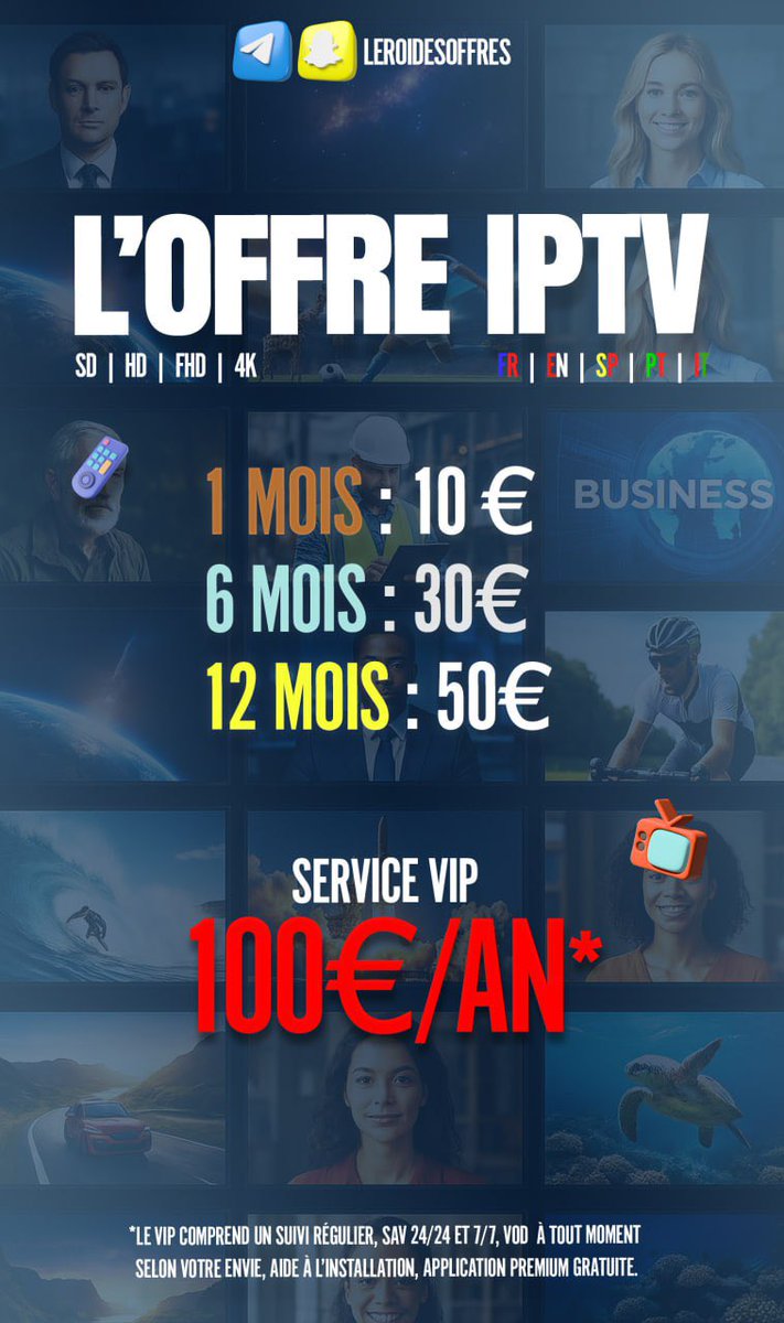 Si vous voulez LA solution pour les matchs de foot c’est chez lui 😁
