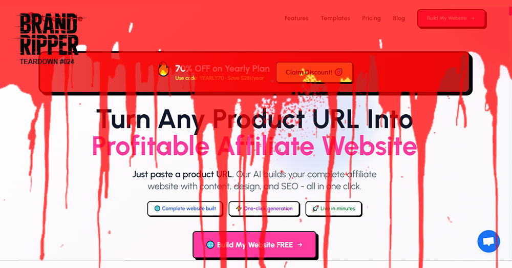 Affiliate Empire or Echo Chamber?

UseArticle builds affiliate sites in one click.Verdict? Instant site, zero nuance. 3/10.

🔗brandripper.com/teardown-024-u…

#BrandRipper #BrandTeardown #AffiliateMarketing #MakeMoney