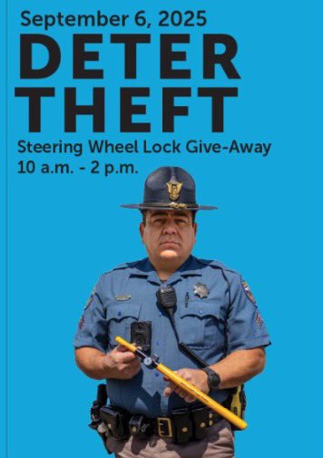 Crime is so bad in Colorado that police are giving away taxpayer funded steering wheel locks to prevent car thefts

Trump should send in the national guard because <a href="/GovofCO/">Governor Jared Polis</a> can’t maintain law and order in his state