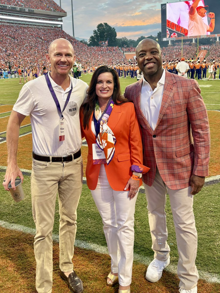 Sheri Biggs (@repsheribiggs) on Twitter photo The best Saturdays are college football Saturdays - cheering on our Clemson Tigers! Unfortunately yesterday, we came up just a bit short of the Tigers of LSU.
It was great seeing so many friends and constituents in Death Valley, including <a href="/RepTimmons/">Congressman William Timmons</a> (SC-04) and The best Saturdays are college football Saturdays - cheering on our Clemson Tigers! Unfortunately yesterday, we came up just a bit short of the Tigers of LSU.
It was great seeing so many friends and constituents in Death Valley, including <a href="/RepTimmons/">Congressman William Timmons</a> (SC-04) and