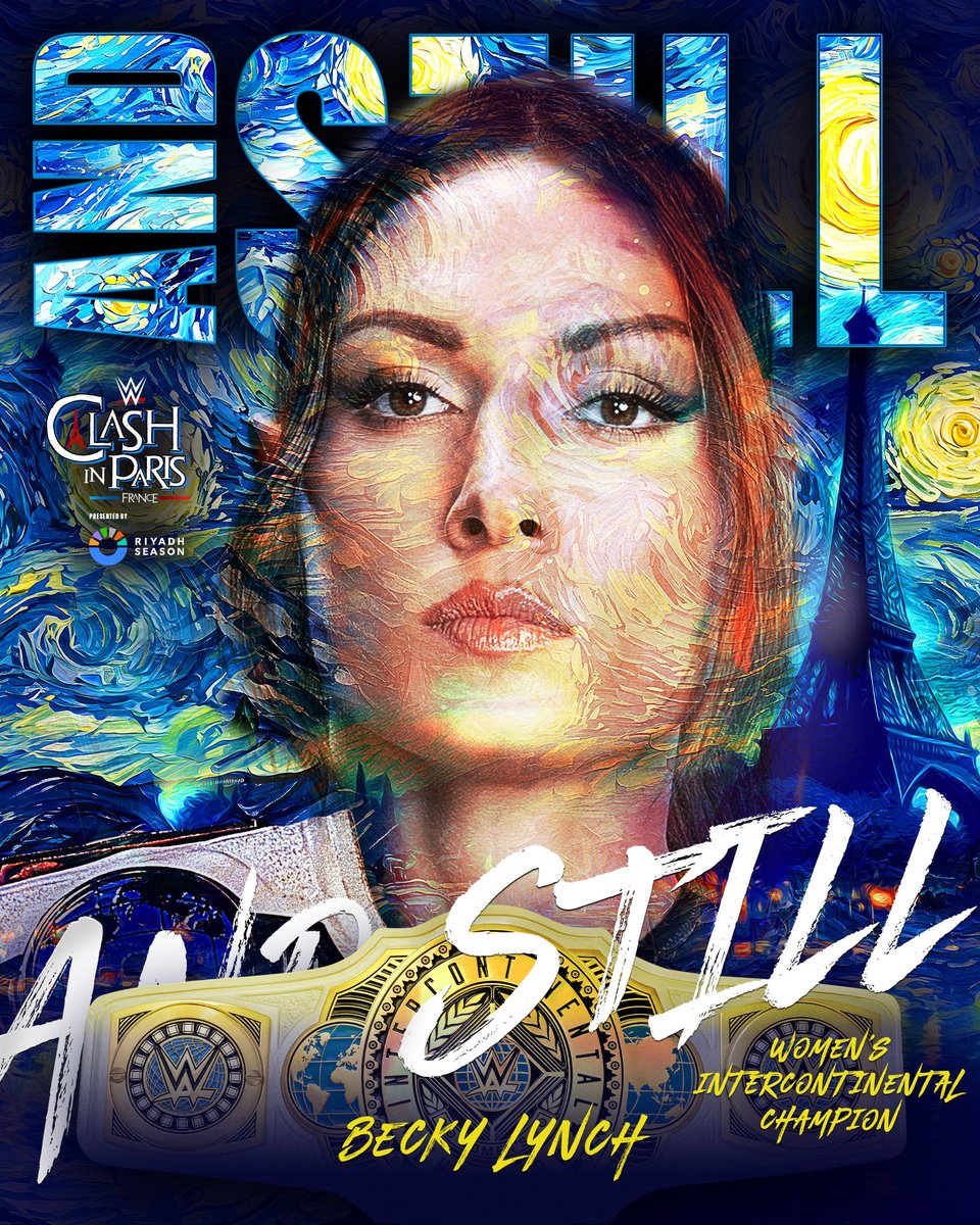 AND STILL YOUR WOMEN'S INTERCONTINENTAL CHAMPION... 

BECKY LYNCH! 🌐🏆 #WWEClash