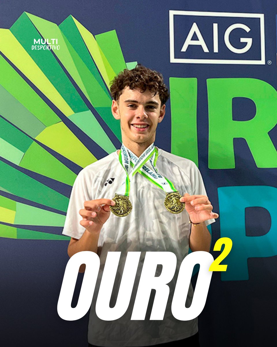 O madeirense Tiago Berenguer (Club Sports da Madeira) brilhou no torneio internacional de juniores ao vencer duas categorias 👏

Tiago Berenguer destacou-se como o único atleta a conquistar duas vitórias no evento, tornando-se campeão em ambas as vertentes 💪💙

Parabéns, Tiago!