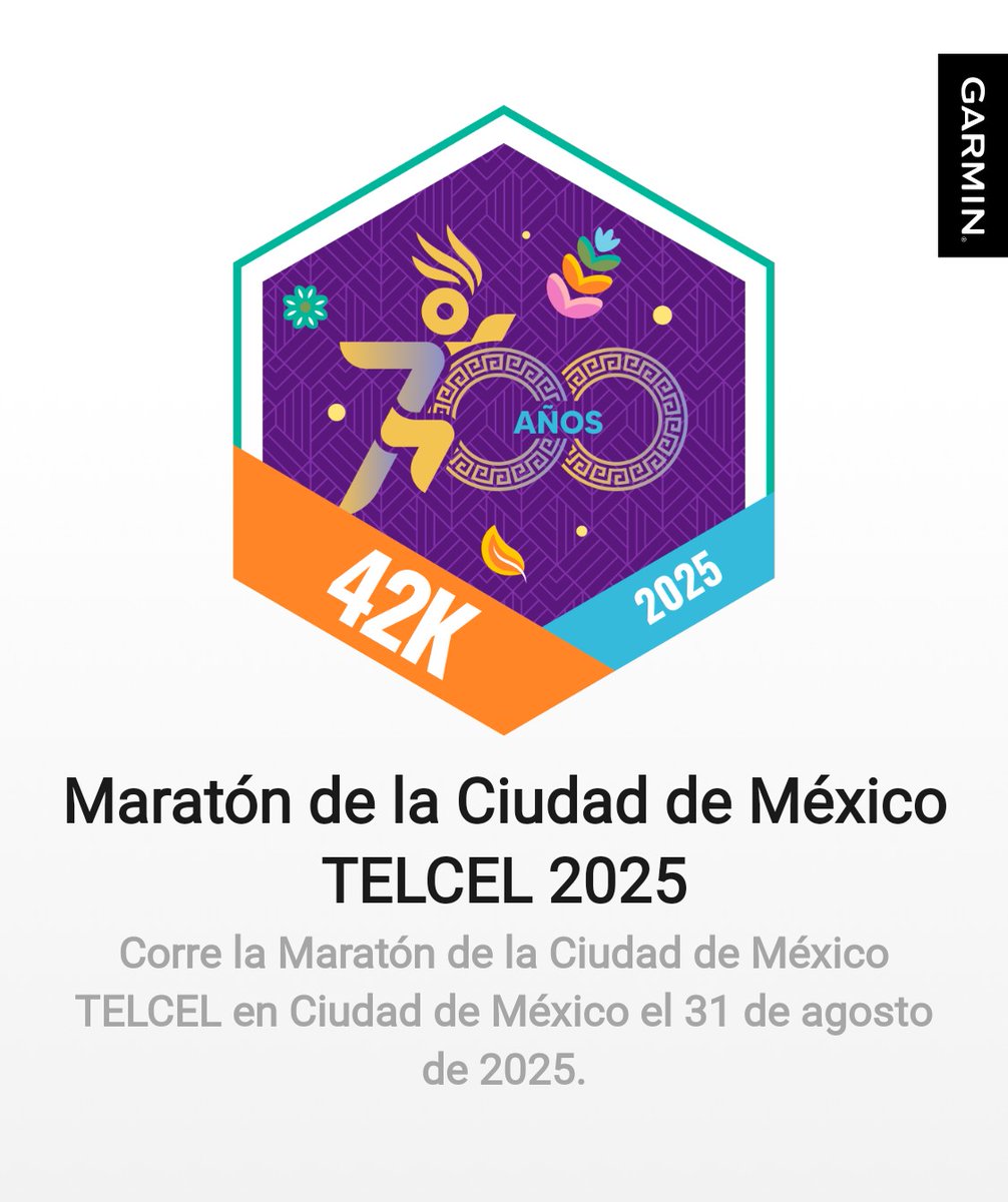 He ganado una medalla en Garmin Connect. #garmin #beatyesterday