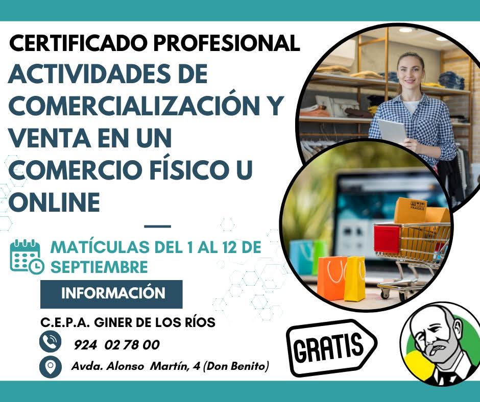 cepaginer's tweet photo. Matrículas del 1 al 12 de septiembre. https://t.co/BIXEtwVvHP