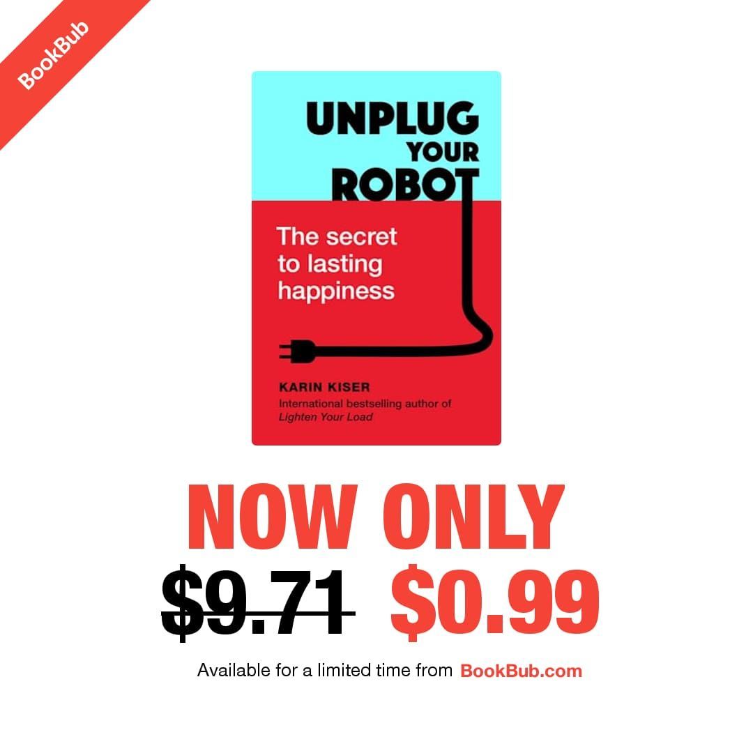 My ebook Unplug Your Robot is available on BookBub for $0.99 today. Subscribe to BookBub for free to access ebook deals from your favorite authors. Use this link below to grab Unplug Your Robot before the sale is over! tinyurl.com/3vc3mk6s