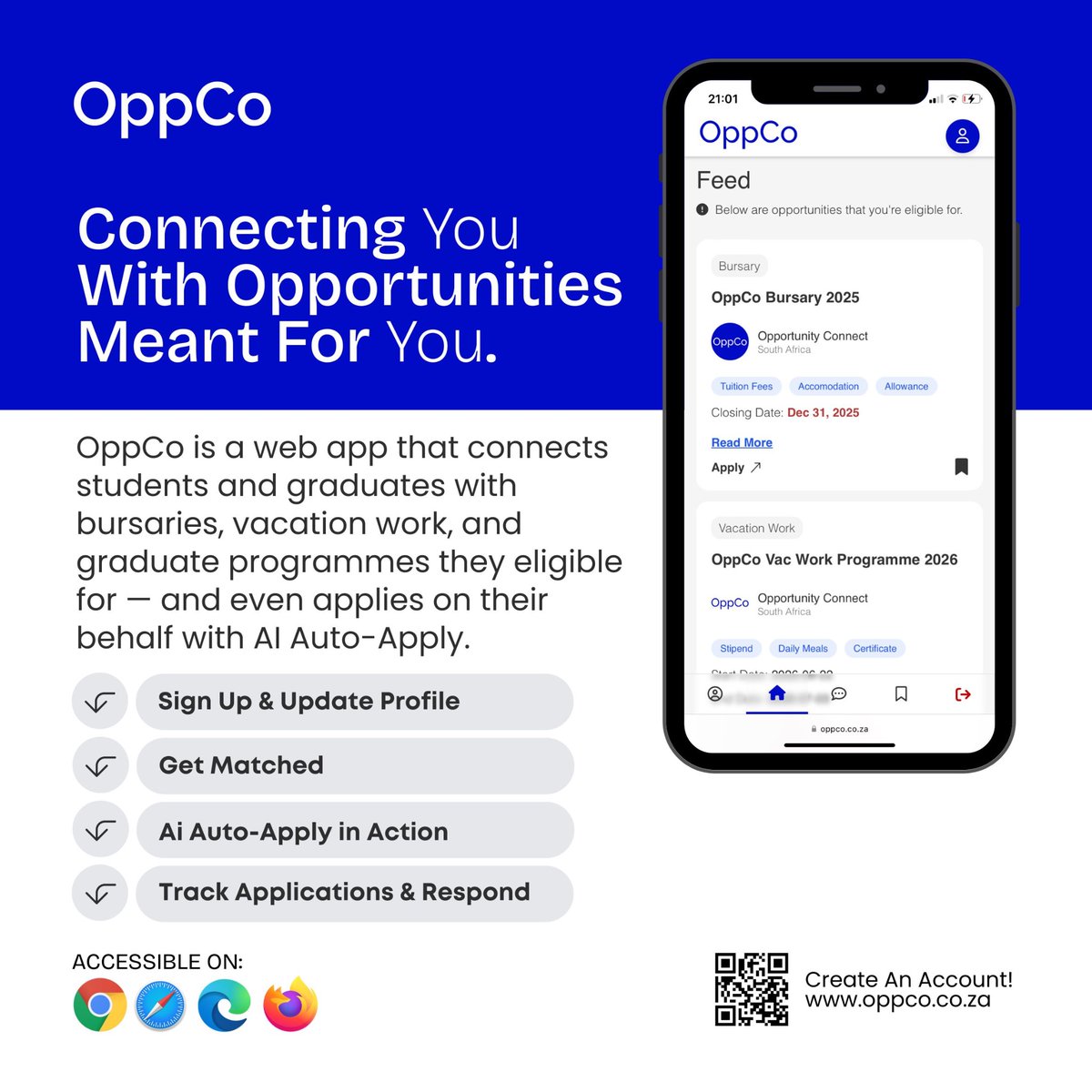 JabulaniMasinge's tweet image. This web app changed my life!🤯

#bursaries #vacwork #graduateprogrammes