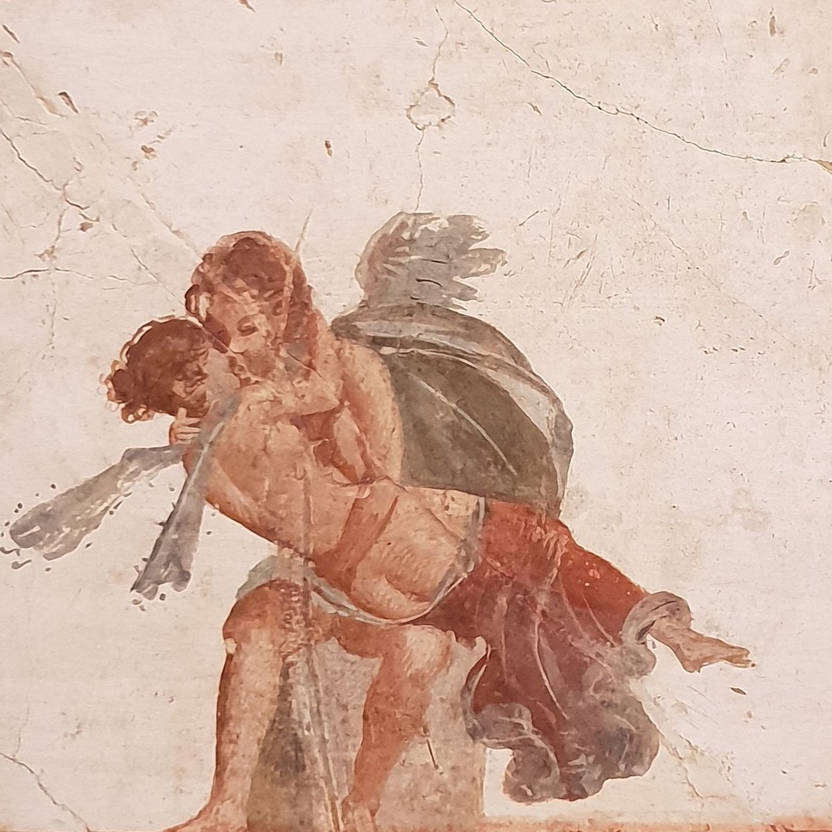 Cupid and Psyche, fresco from Pompeii, AD 60-79, Naples Archaeological Museum.