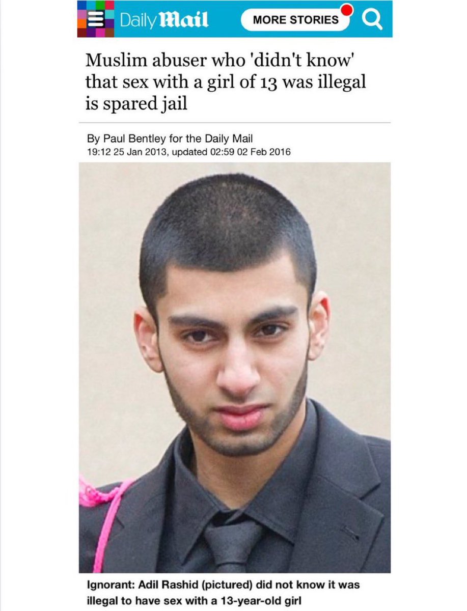 The fact that their defence always is "I didn't know raping a child is wrong" says everything you need to know about their societies.