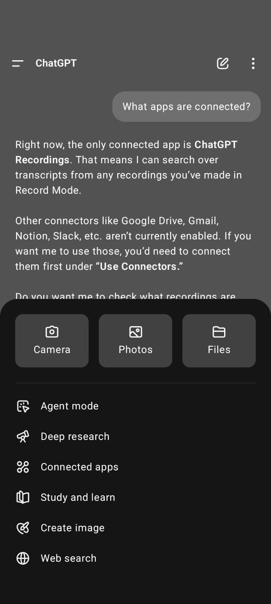 Is it me or is <a href="/ChatGPTapp/">ChatGPT</a> getting harder to use? Why would "connected apps" not let you connect apps? How do I connect apps???? Not the first app I thought would make it harder for me to share data