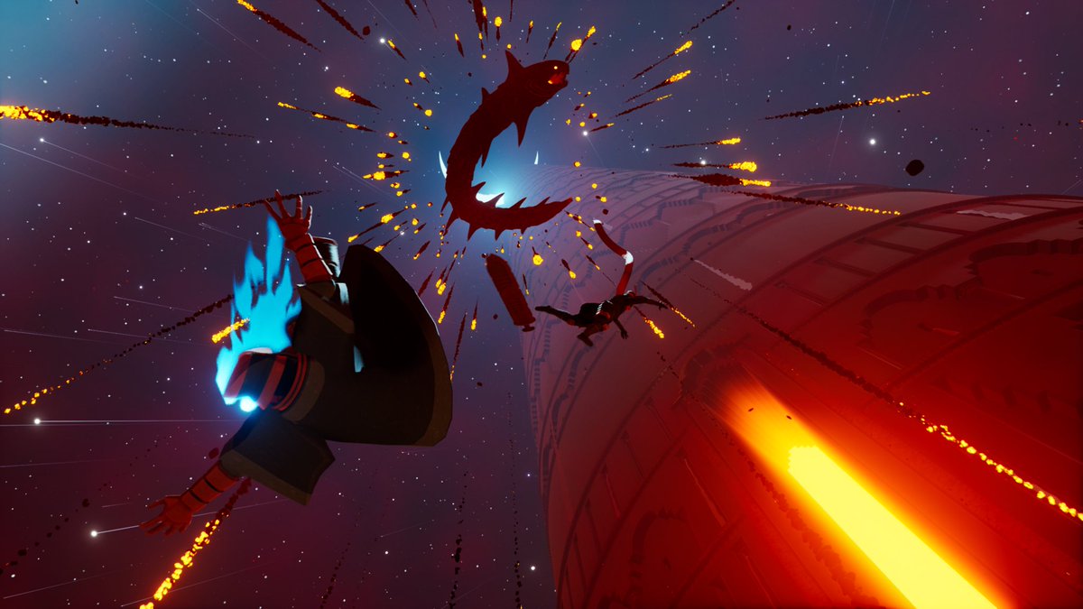 I recently played through Sword of the Sea. It’s brilliant. A striking art style, simple yet fun gameplay and a dreamlike soundtrack. Recommend checking it out for a (mostly) chill, zen like experience.