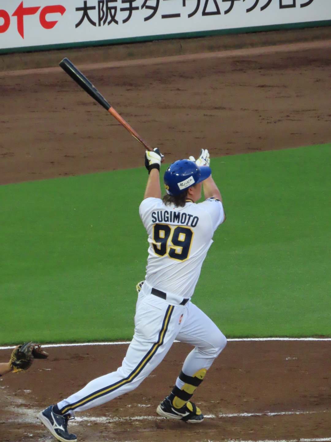 オリックスバファローズ　杉本裕太郎選手BlueWave復刻ユニフォーム　Lサイズ Amazon.co.jp: オリックス バファローズ 杉本裕太郎選手 直筆