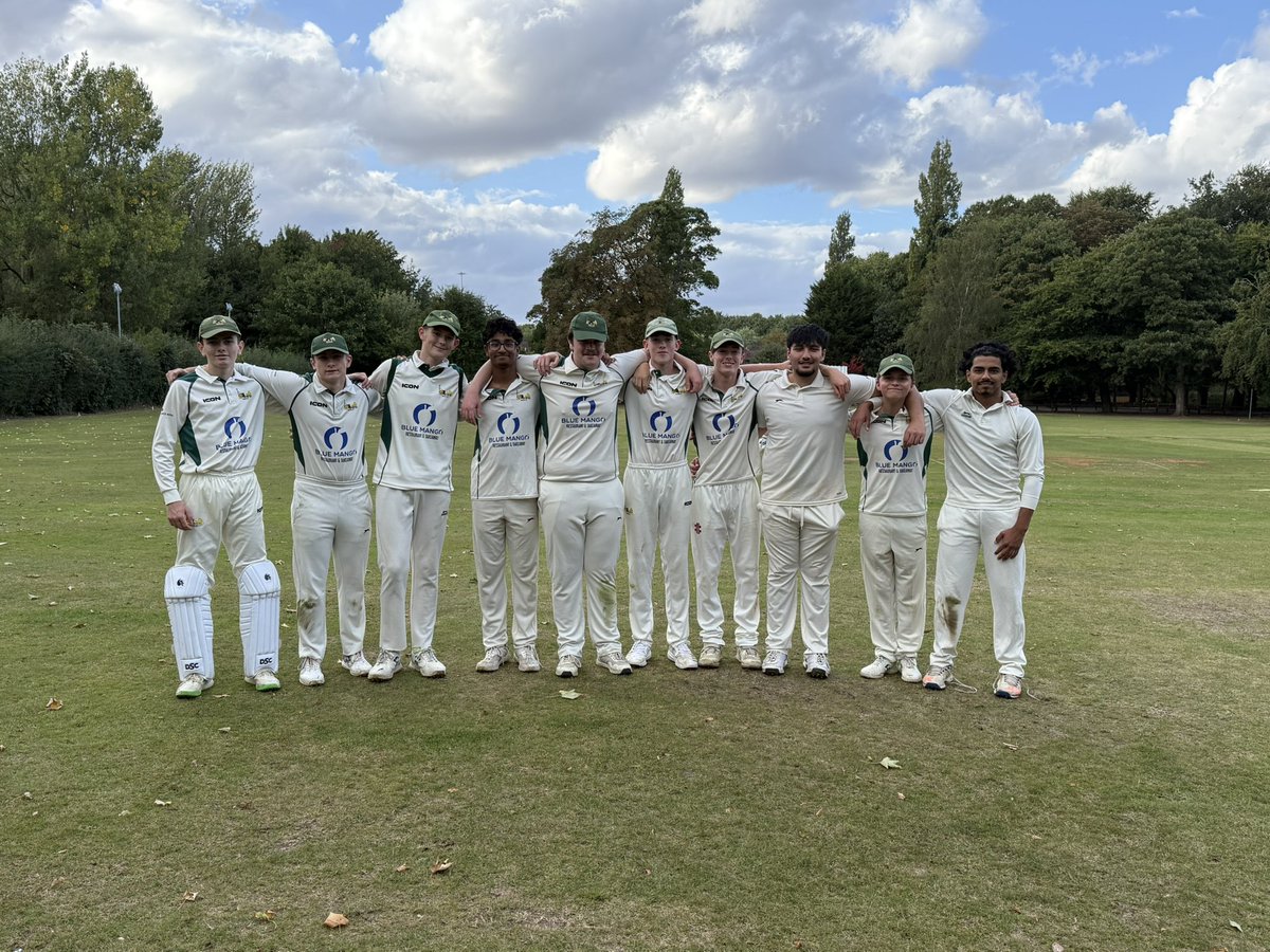RainhillCric's tweet photo. Our Academy XI today secured the league title 🏏  🏆 
There was also a fifth century of the season for Nathan and another 5fer for Finn.
Runs for Freddie, Keiran, Owen and Mostim. Wickets for Shreyas, Tejas and Harry. https://t.co/wQQ4afczxR