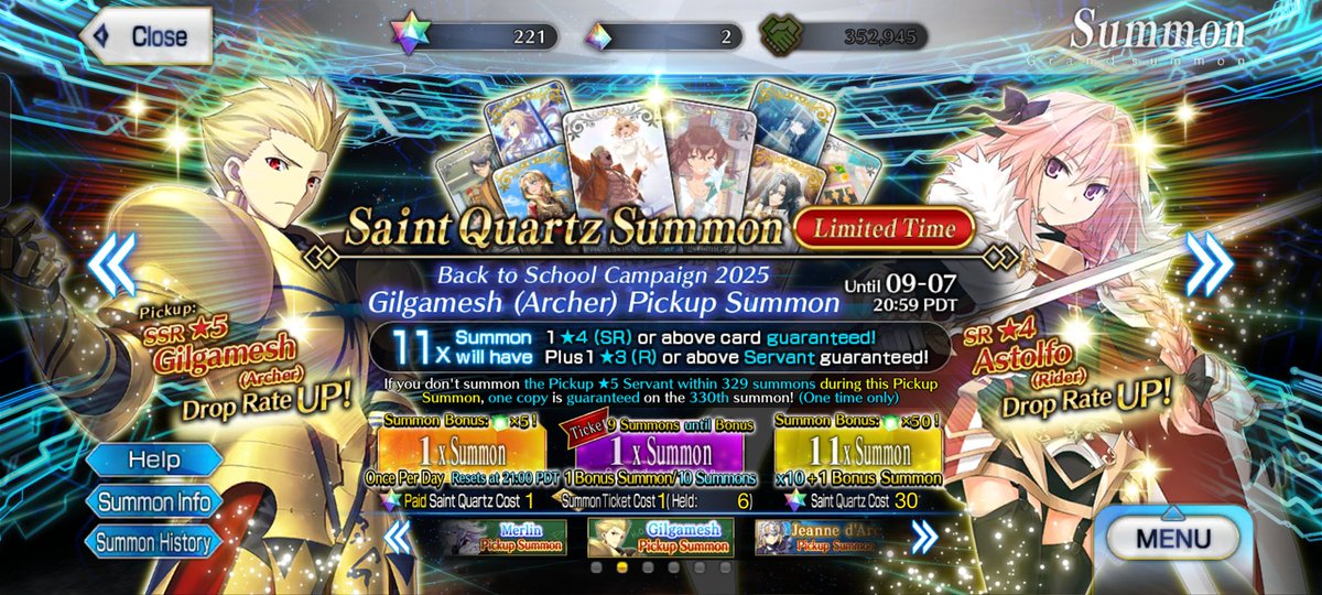 190_ripper's tweet photo. Menudos banners ya por fin tengo a Astolfo NP 5 (+ dupe) y a Siegfried. Solo queda conseguir al pesado de Gilga y gg's https://t.co/lzuvSLv8ai