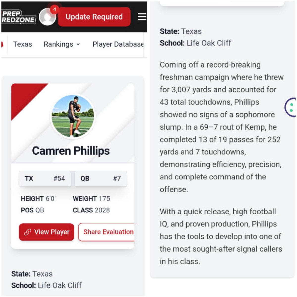 Camren Phillips (@camren3phillips) on Twitter photo Truly appreciate the write up <a href="/Marchen44/">On Da Marc Sports🏈</a> <a href="/PrepRedzoneTX/">Prep Redzone Texas</a>
<a href="/LSOCFootball/">LSOC Football</a> <a href="/CoachWeltonJ/">Coach Johnson</a> Truly appreciate the write up <a href="/Marchen44/">On Da Marc Sports🏈</a> <a href="/PrepRedzoneTX/">Prep Redzone Texas</a>
<a href="/LSOCFootball/">LSOC Football</a> <a href="/CoachWeltonJ/">Coach Johnson</a>