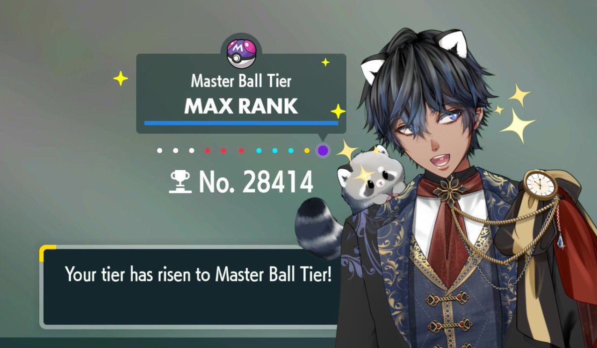 12h Stream is now wrapped up! Pokemon took over a huge chunk of it 
But we got the SHINY 3 SEGMENT DUDUNSPARCE IN 6 ENCOUNTERS and also hit Master Ball tier in Ranked Singles on the last day of the season LOL

It was fun, ended it with a bit of karaoke
Thanks for being awesome 🫶