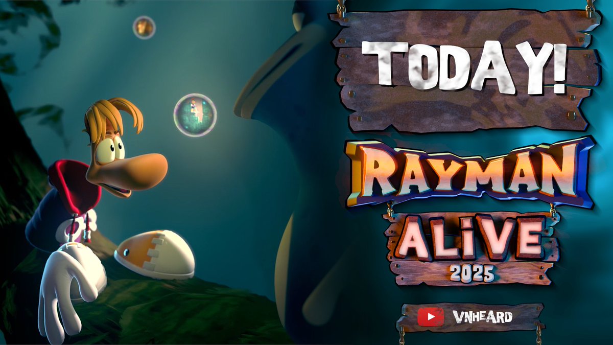 vnheardvoices's tweet image. The wait is over! Today on my channel, Rayman Alive will return to celebrate Rayman's 30th Anniversary. Don't miss it!

#RaymanAlive #Rayman