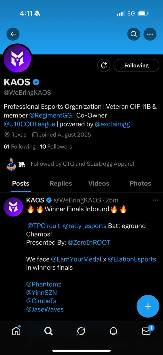 RealMischiefX's tweet image. Let’s get a little help for the org homies over at @WeBringKAOS. Their original account was taken down for some mysterious reason, and they’ve got a following of around 1800 that need to find their way back. 

They do a lot of good out here in the under 18 gaming space, helping…