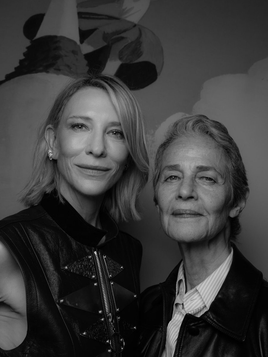 Cate Blanchett and Charlotte Rampling ♥️