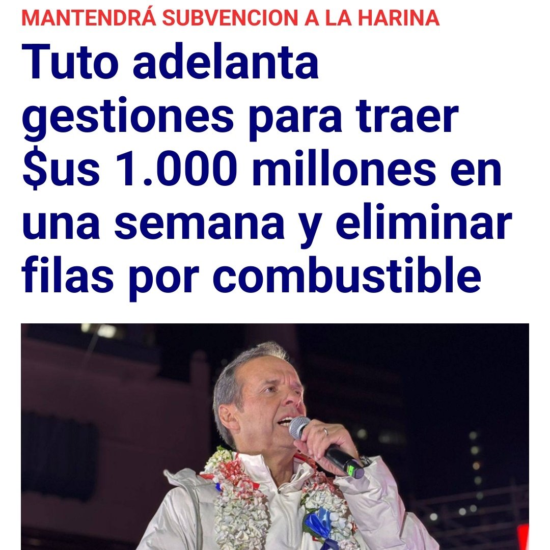Deberían procesar a los candidatos que hacen gestiones de préstamos por adelantado y sin haber sido electos. Comenzando en Manfred y terminando en Tuto.