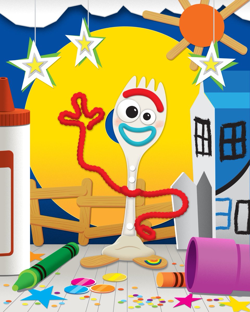 "I was made for soup, salad, maybe chili, and then the trash!" – Forky

#ToyStory30
