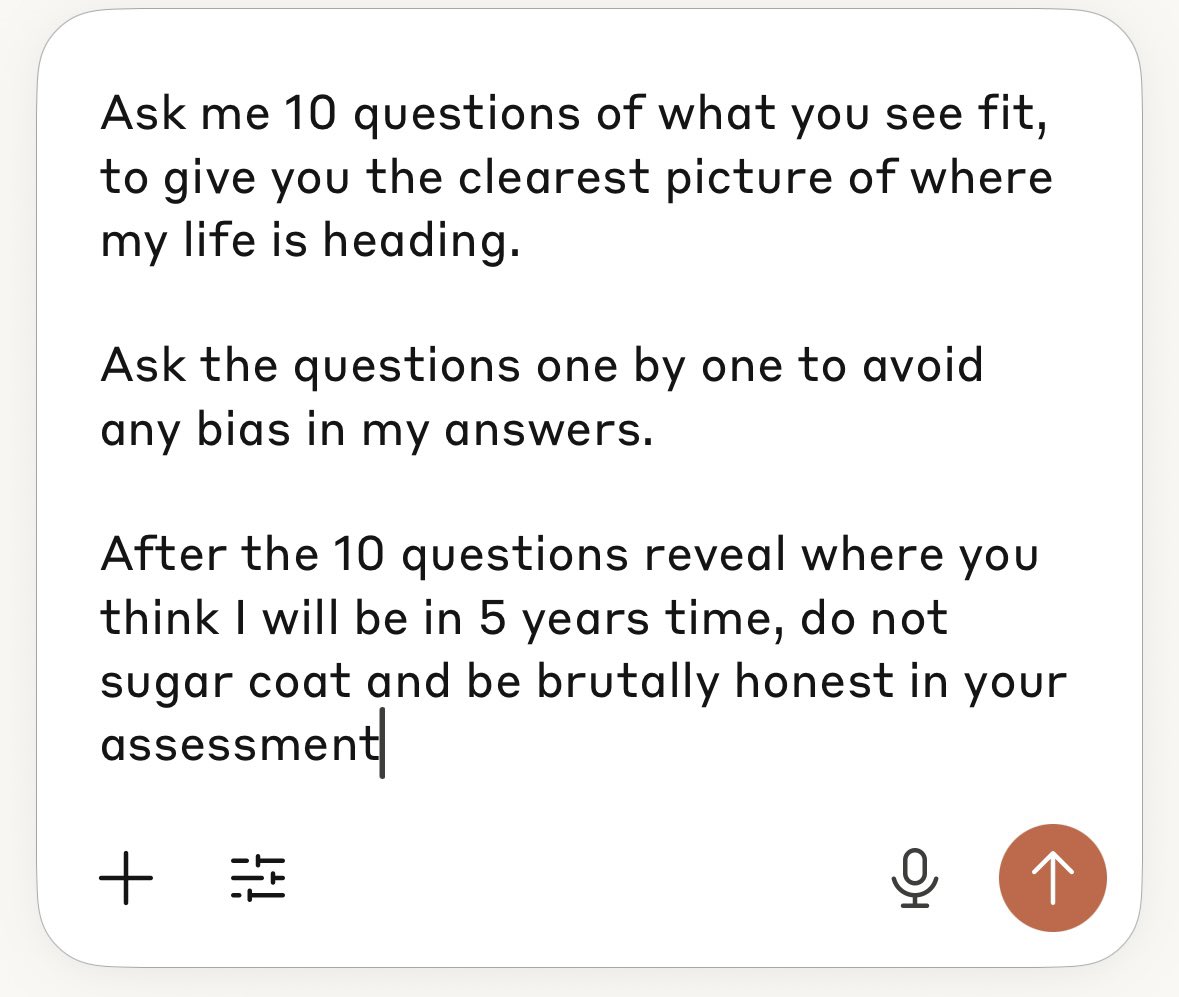 This prompt scared the shit out of me