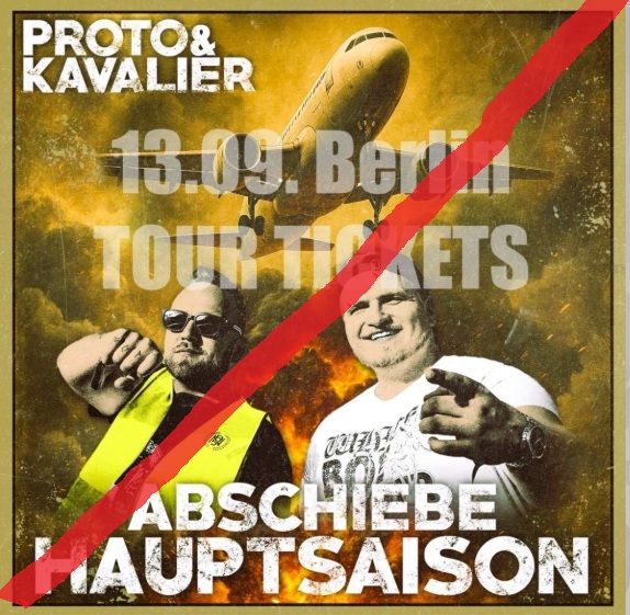 Nautilu40286557's tweet photo. #b1309 #Rechtsrock #Rechtsextremismus
#Proto &amp; #Kavalier ("Neuer Deutscher Standard / NDS) wollen mit ihrer "Abschiebehauptsaison-Tour" am Samstag, den 13. September nach Berlin kommen. 🤮 https://t.co/VUhMqN7G43