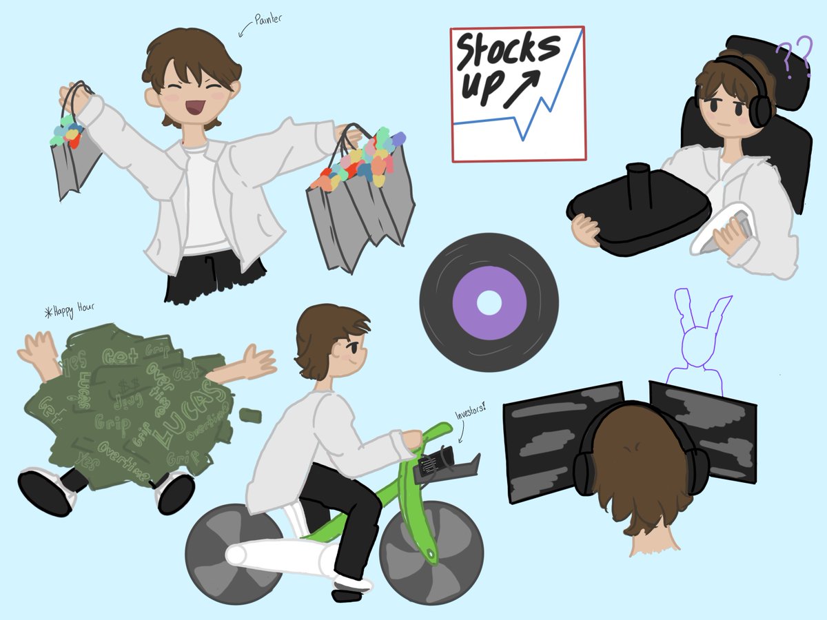 Some lukey doodles from Subathon days 1 and 2 :D

here's to a never ending stream!

#lukeyfanart