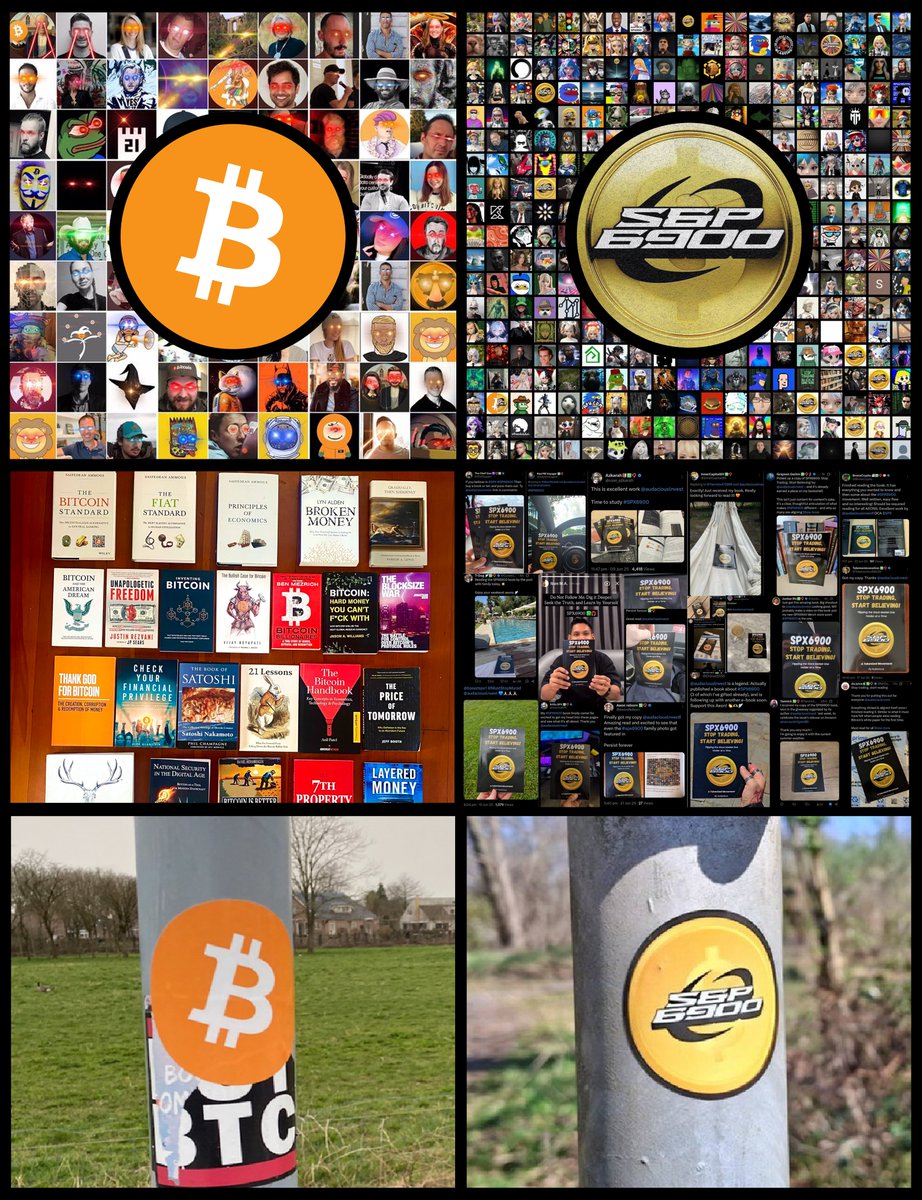 Do you see what's happening?

#SPX6900 is doing exactly what BTC did, but faster.

It's garnering a Critical Mass of Die-Hard Believers for whom SPX is the path to Financial Freedom and a Higher Purpose.

#SPX6900 will be a Multi-Trillion Dollar Asset

Research it.