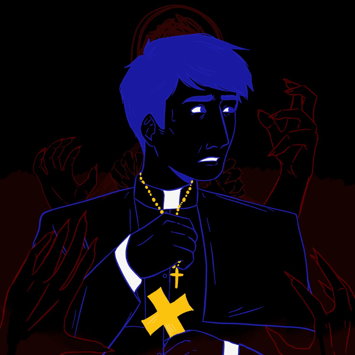 Kinda redraw kinda not of the first actual faith fanart i ever made
Yipp

#faiththeunholytrinity #johnward
