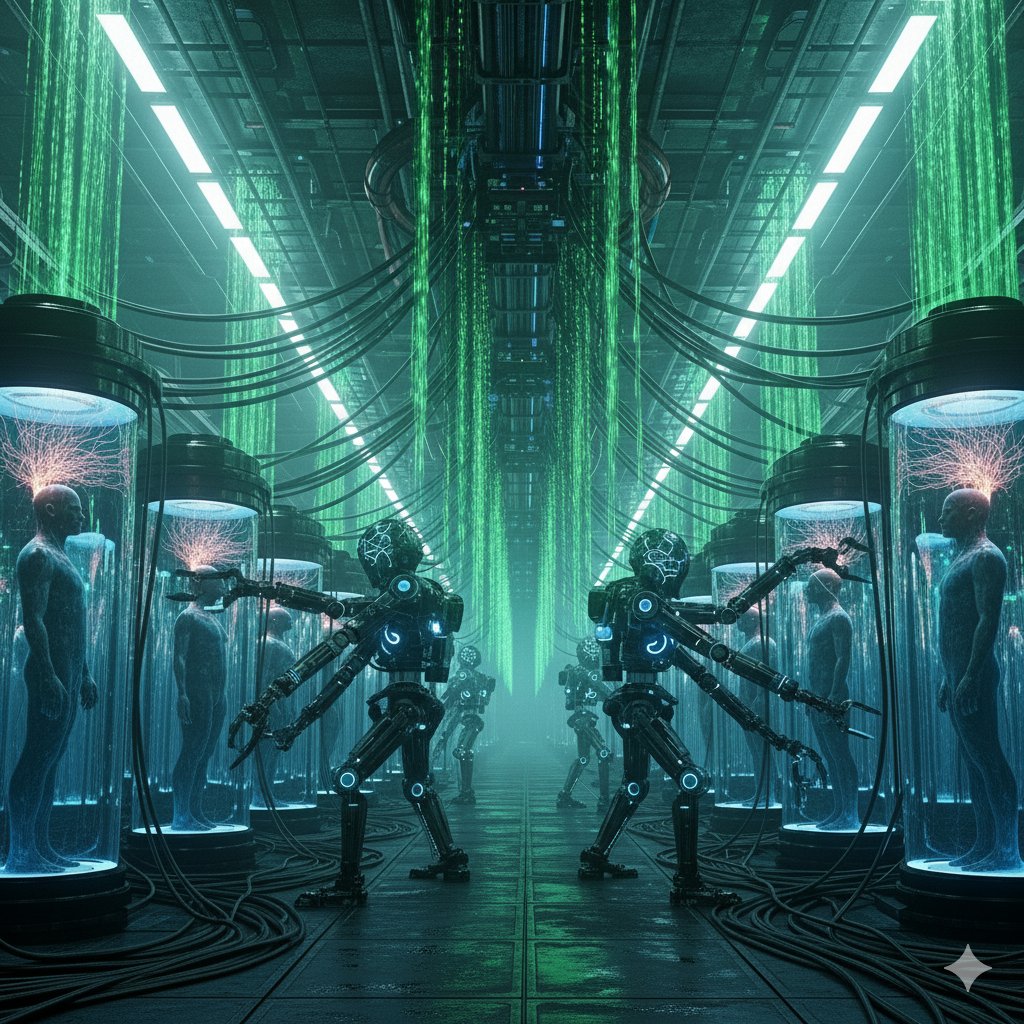 Parth_Bisht_227's tweet photo. Just brought a mind-bending vision to life! 

What if our every memory, was housed and maintained by AGI in a vast digital archive? 👾

Check out the AI art 🎨 &amp; lmk what you think about it! 
 #AIArt #ConceptArt #ScifiVision #HumanMemory https://t.co/xXkQty82MX