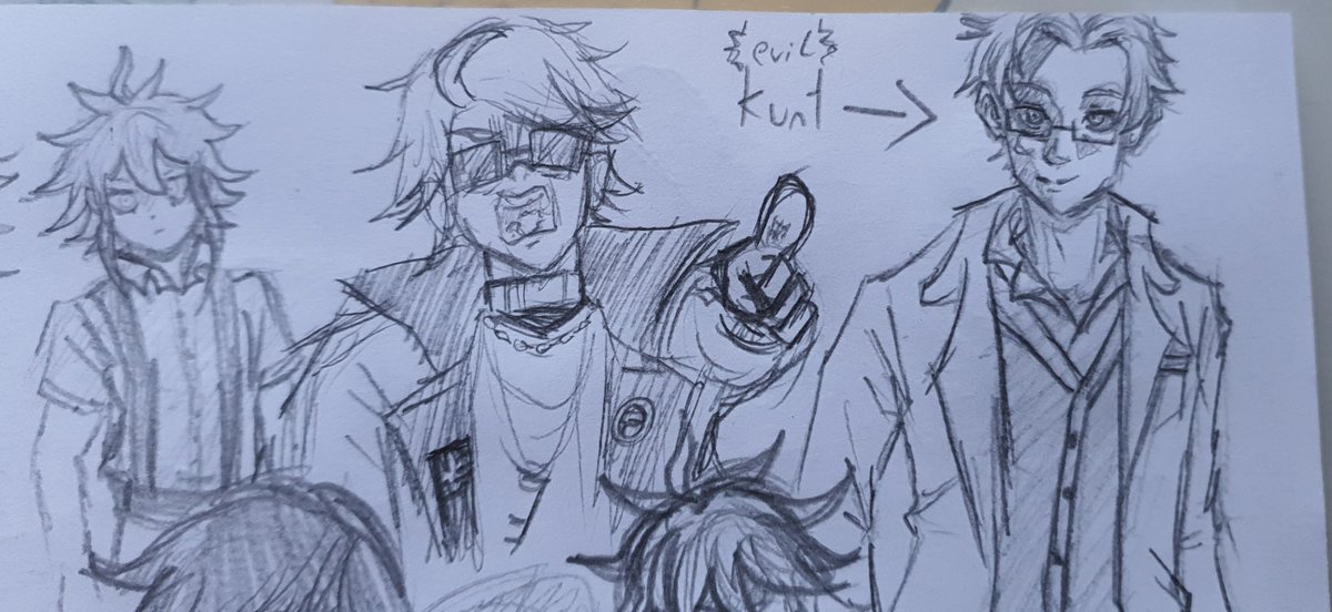 mimostermin's tweet photo. More sketches, also, Ikeda is basically the Hiroaki of Blue, so there's unfortunately almost NO shot he makes it https://t.co/aoz0ExfQqn