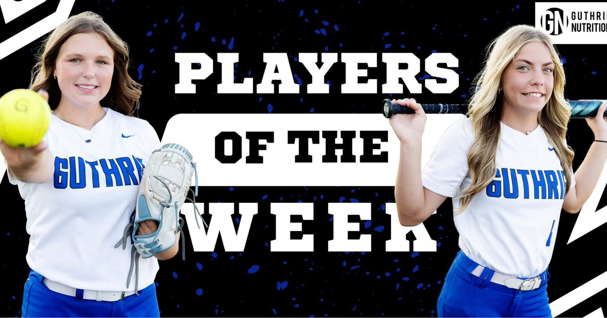 🌟 Players of the Week 🌟
Savannah Ingle &amp; Teagan Duehning! 💙🥎

Savannah → Calm &amp; confident in the circle, commanding the game like a queen. 👑
Teagan → Big plays in CF + clutch at the plate, always finding a way to score. 💪

Way to shine, ladies! 👏