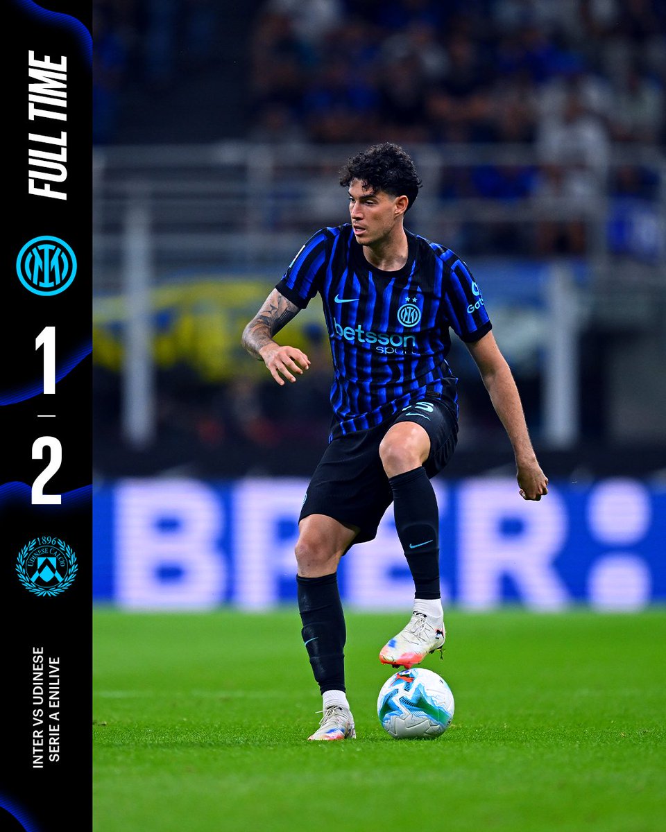 Inter's tweet image. Fischio finale

#ForzaInter #InterUdinese