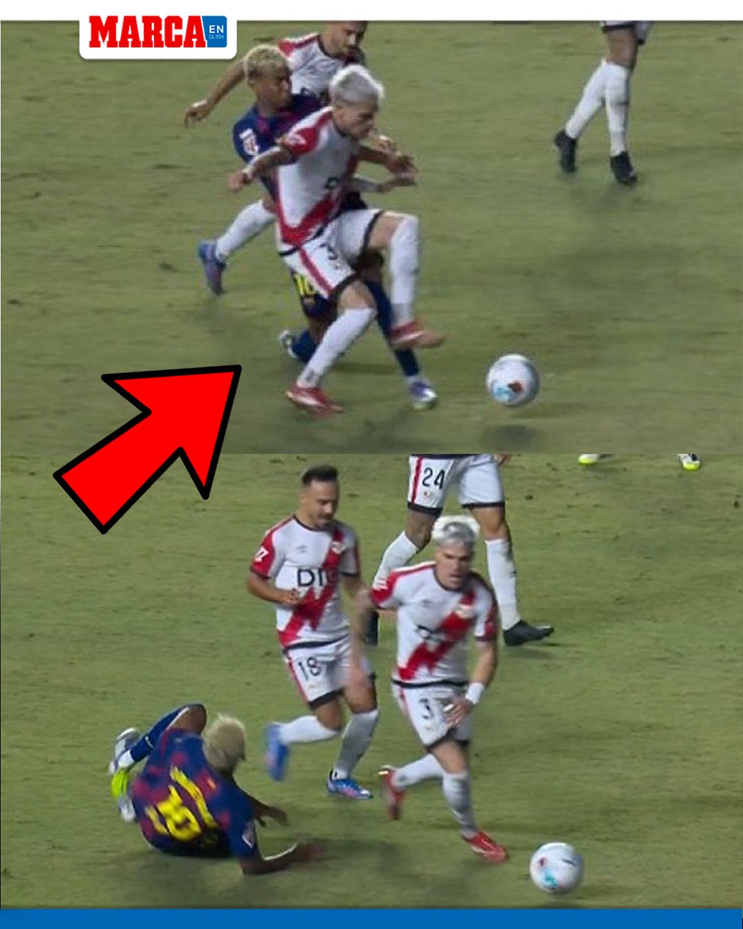Bê bối VAR gây phẫn nộ ở trận đấu của Barca 1 MARCA in English 🇺🇸 on X: "CONTROVERSIAL PENALTY FOR BARCELONA!🚨🚨 Rayo  Vallecano argued there was no foul on Lamine Yamal, but with no VAR  available to review, the referee awarded the spot