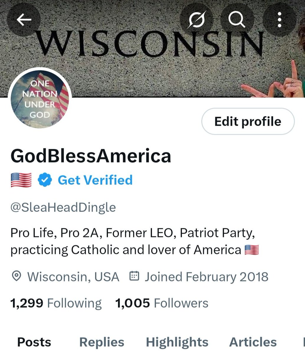 GodBlessAmerica🇺🇸 (@sleaheaddingle) on Twitter photo Thank you for all my new followers, I have finally reached at least 1k..last time was during <a href="/realDonaldTrump/">Donald J. Trump</a> s first presidency 🇺🇸♥️🎉 Thank you for all my new followers, I have finally reached at least 1k..last time was during <a href="/realDonaldTrump/">Donald J. Trump</a> s first presidency 🇺🇸♥️🎉