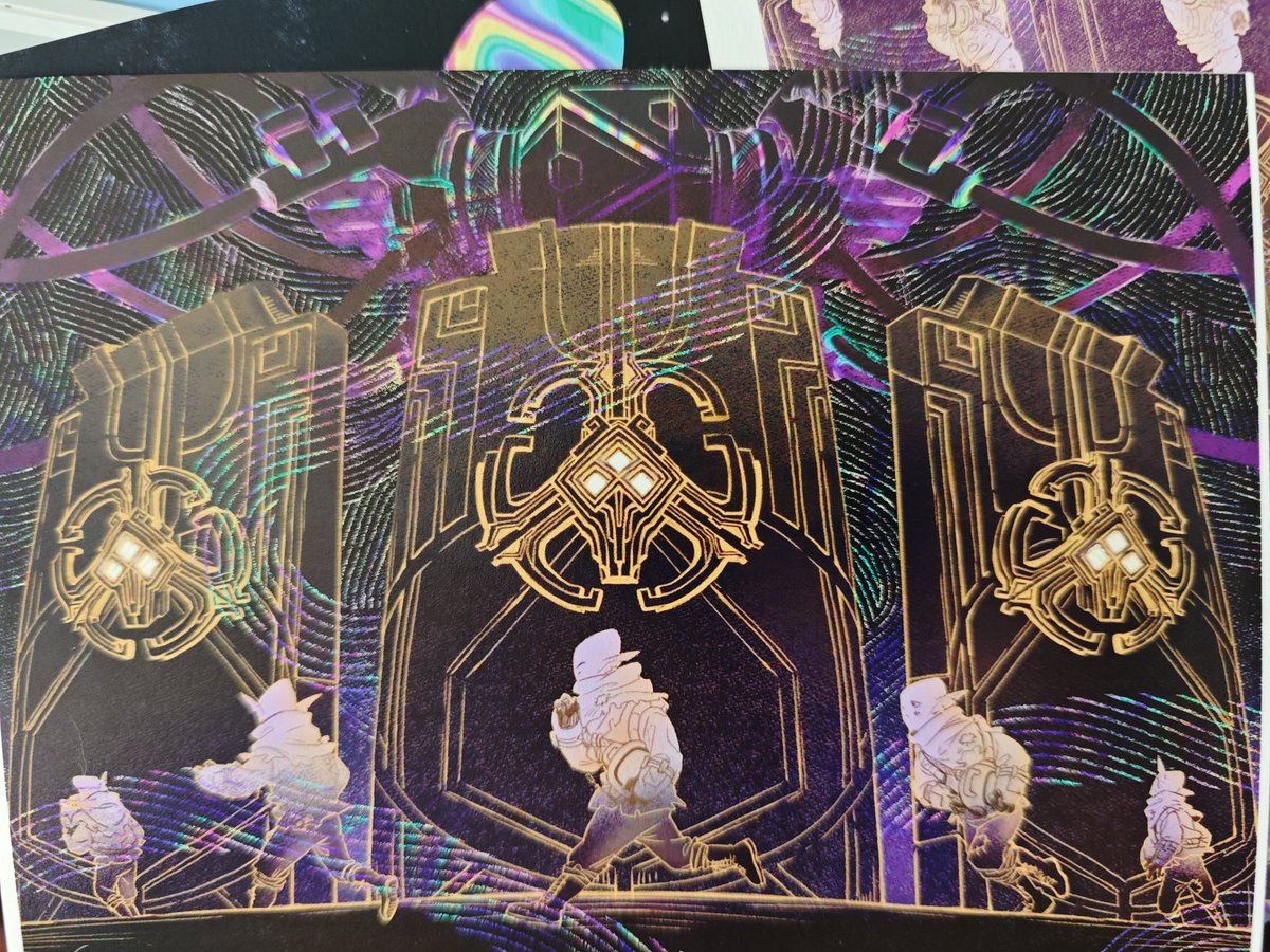 _ruien__'s tweet photo. omg…the giclée printing so perfect!!？！

この色、完璧すぎてやばい？！

#outerwilds #outerwildsfanart https://t.co/6wqdbRbjgT