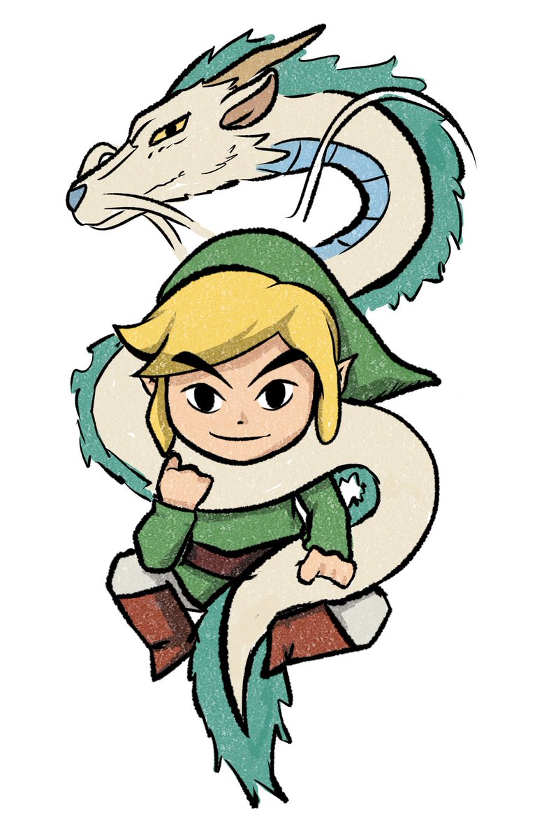 SmirbyYT's tweet image. #Link #toonlink #ghibli #haku