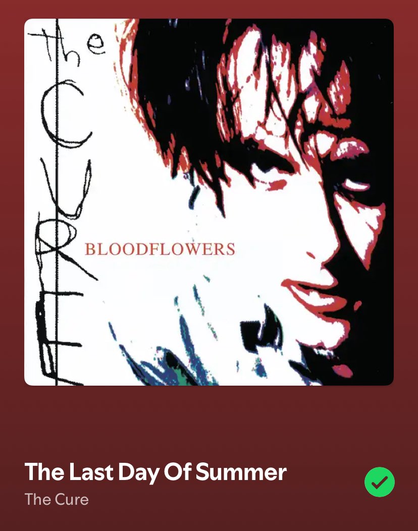 the last day of summer 
never felt so cold