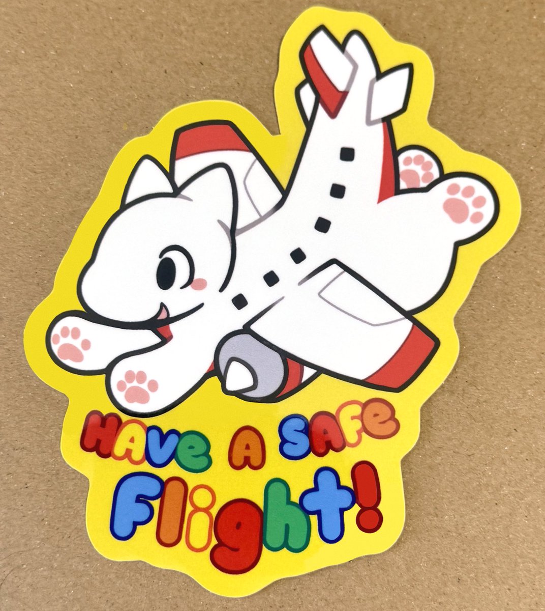 made a sticker of the plane dragon i drew on wplace :3