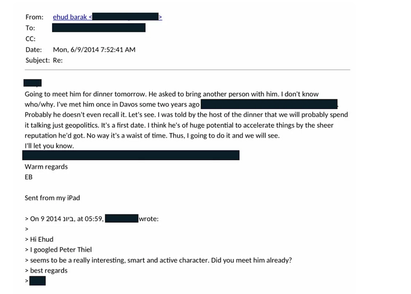 Casimir_Noir's tweet photo. Leaked Emails Reveal #JeffreyEpstein's Connections to the Surveillance Industry
https://t.co/l7QDEroroU https://t.co/YfWhT3jaQC